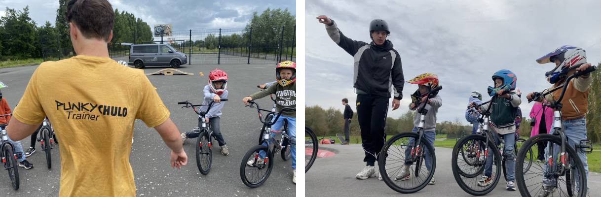 BMX les kinderen Pumptrack 